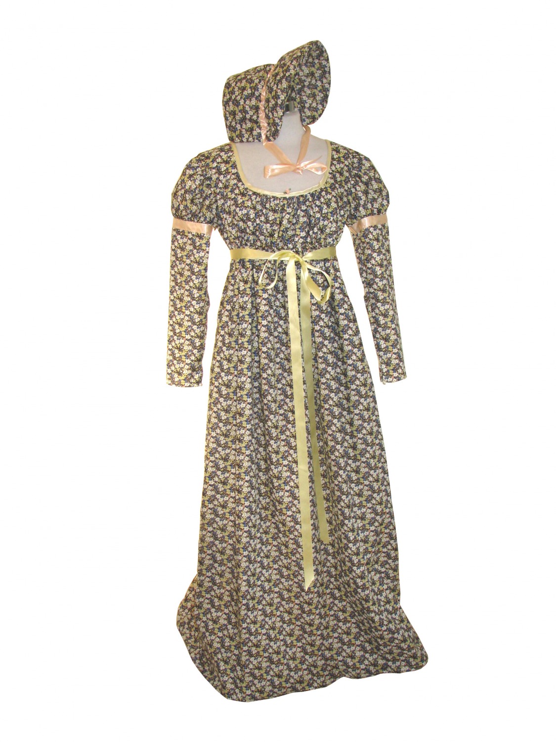 Ladies 19th Century Jane Austen Regency Day Costume Size 14 - 16 Image